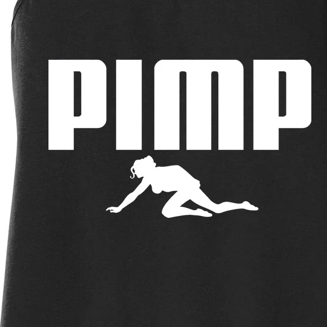 Pimp Logo Women's Racerback Tank