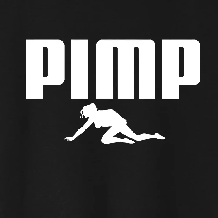 Pimp Logo Women's Crop Top Tee