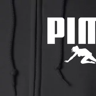 Pimp Logo Full Zip Hoodie