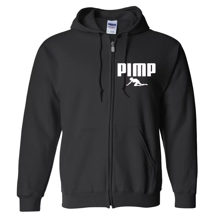 Pimp Logo Full Zip Hoodie