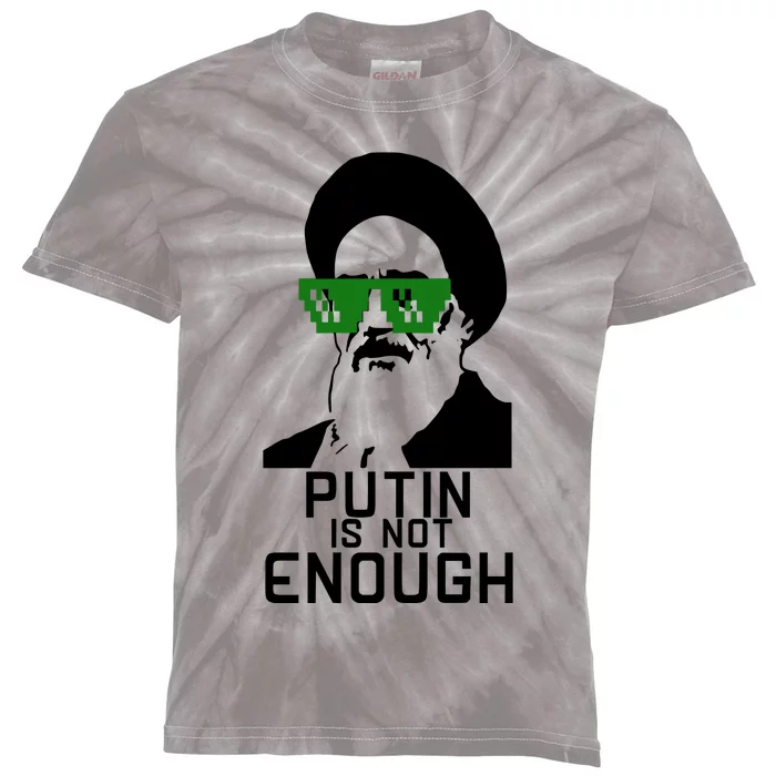 Putin Is Not Enough Kids Tie-Dye T-Shirt