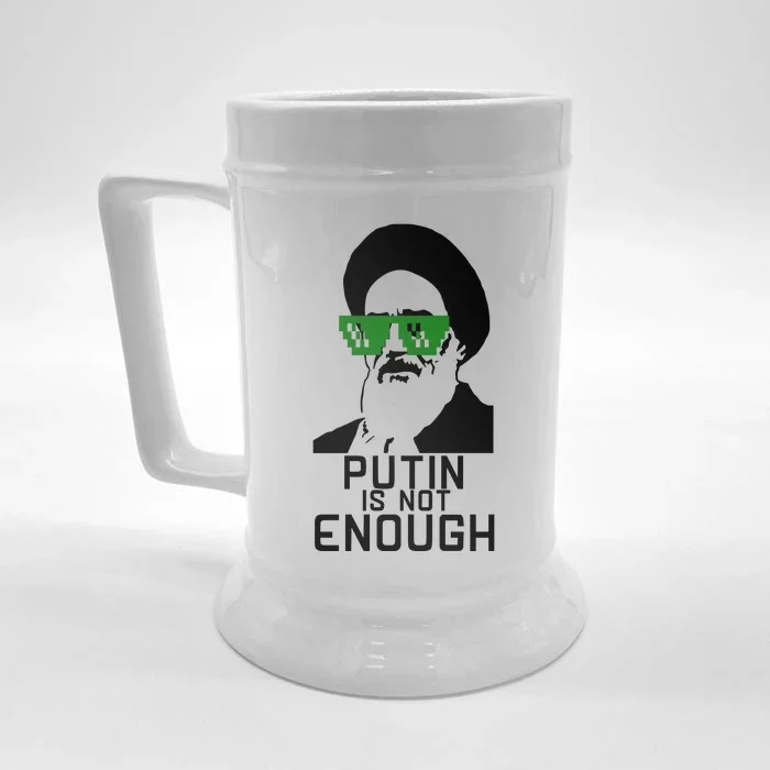 Putin Is Not Enough Front & Back Beer Stein