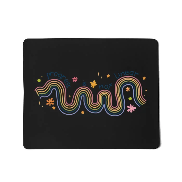 Progress Is Not Linear Back To School Teacher SPED Teacher Life Mousepad