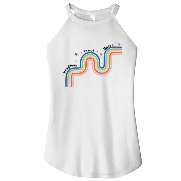 Progress Is Not Linear Women’s Perfect Tri Rocker Tank