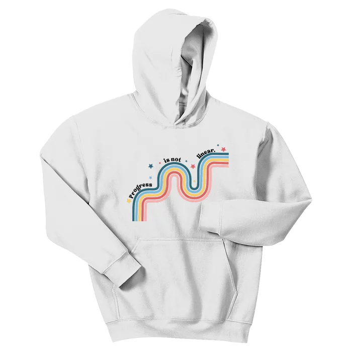 Progress Is Not Linear Kids Hoodie