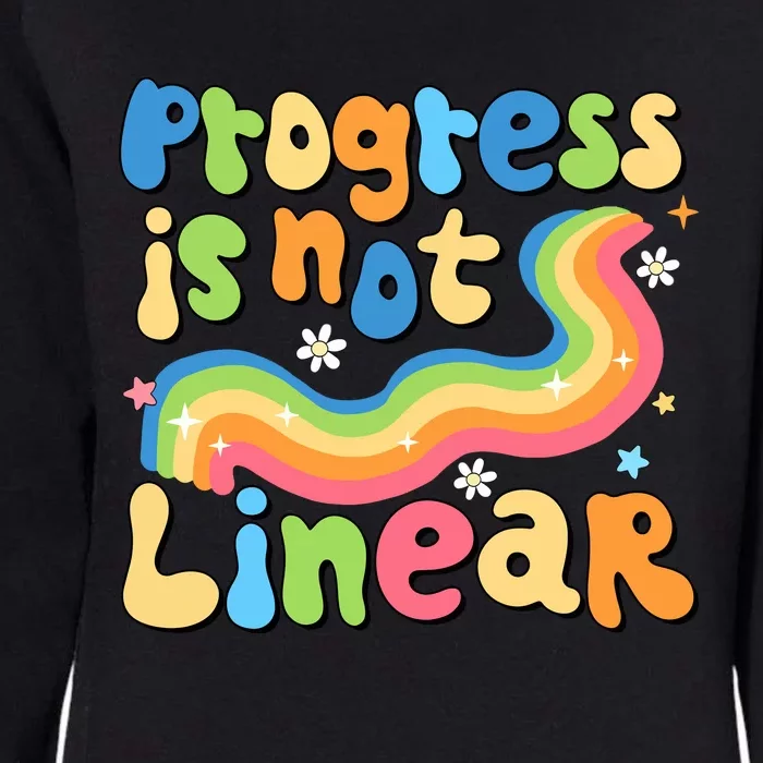 Progress Is Not Linear Sped Teacher Womens California Wash Sweatshirt