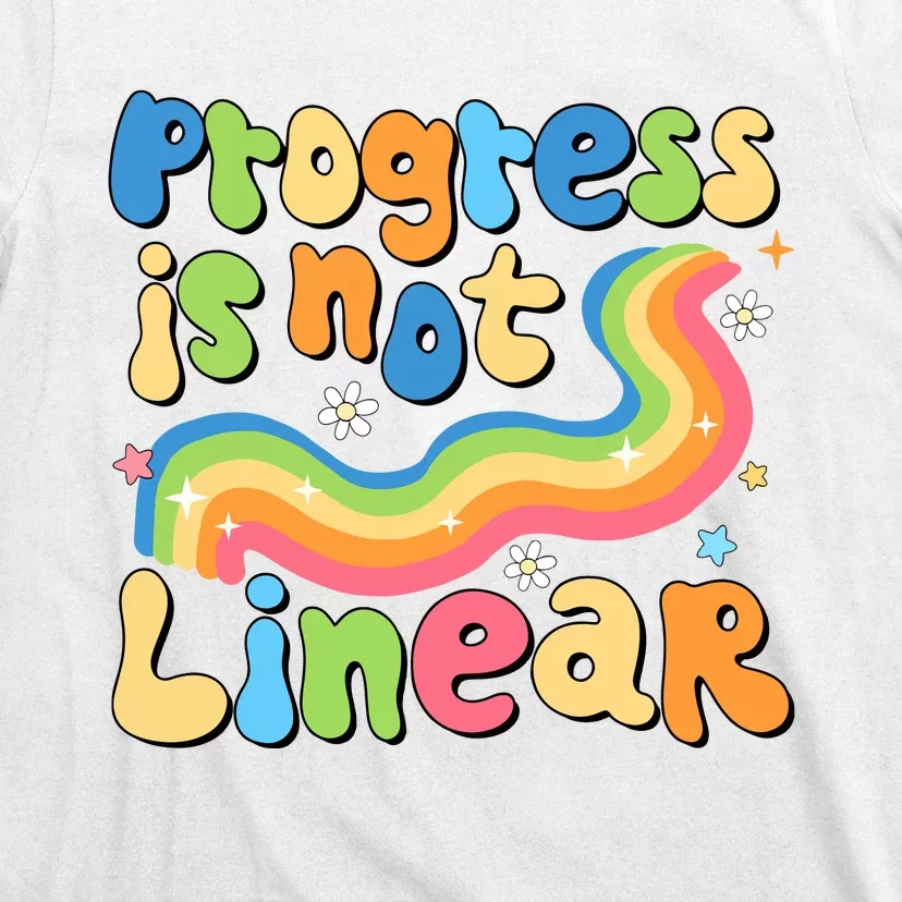 Progress Is Not Linear Sped Teacher T-Shirt