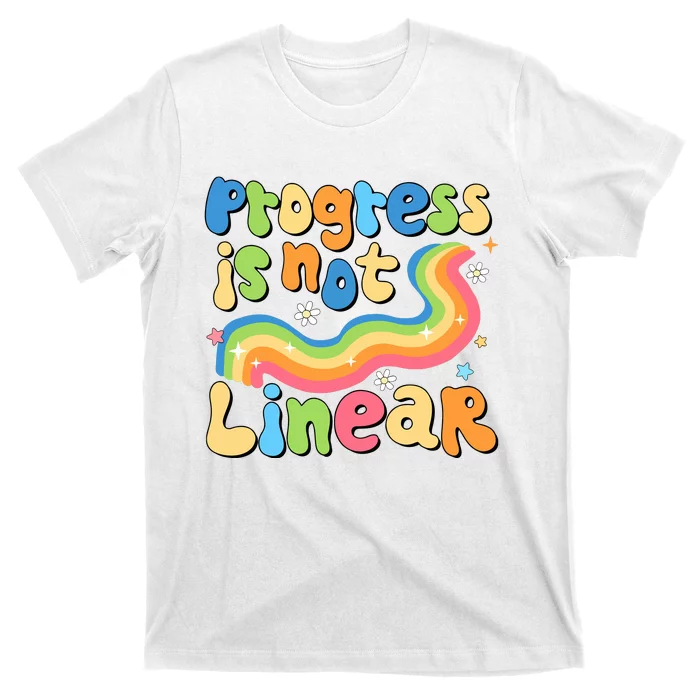 Progress Is Not Linear Sped Teacher T-Shirt