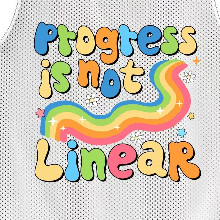 Progress Is Not Linear Sped Teacher Mesh Reversible Basketball Jersey Tank