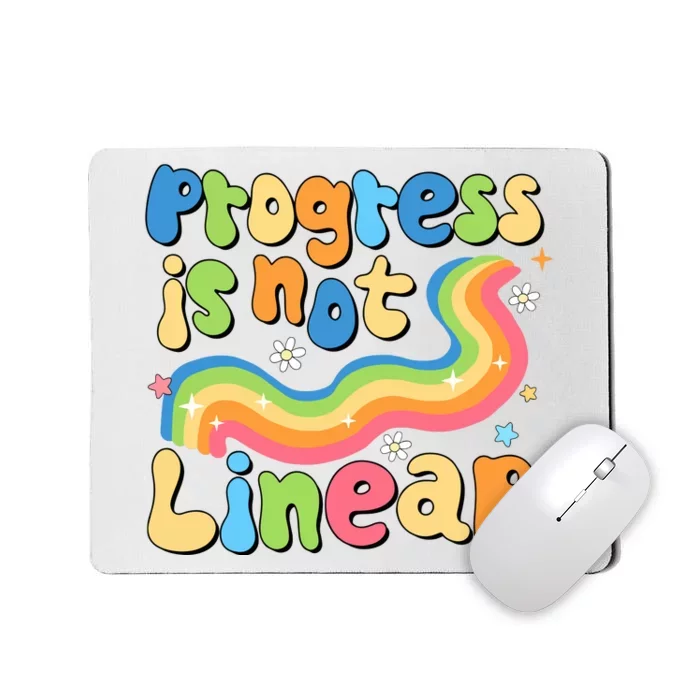 Progress Is Not Linear Sped Teacher Mousepad