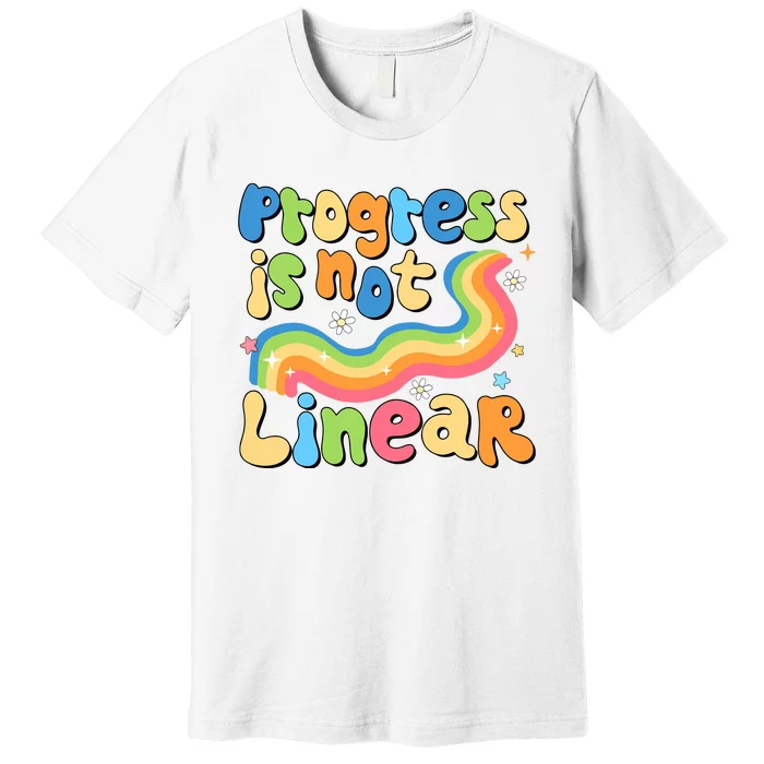 Progress Is Not Linear Sped Teacher Premium T-Shirt