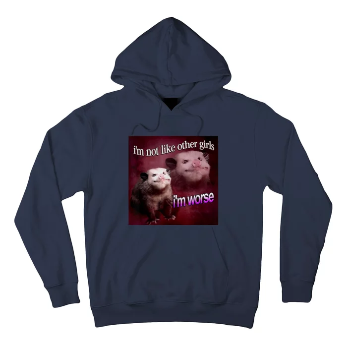 Possum I’m Not Like Other I’m Worse Hoodie