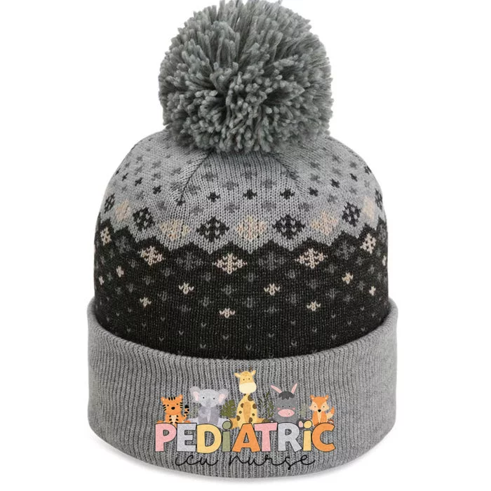 Pediatric ICU Nurse PICU Nurse Animals Nurse Appreciation The Baniff Cuffed Pom Beanie