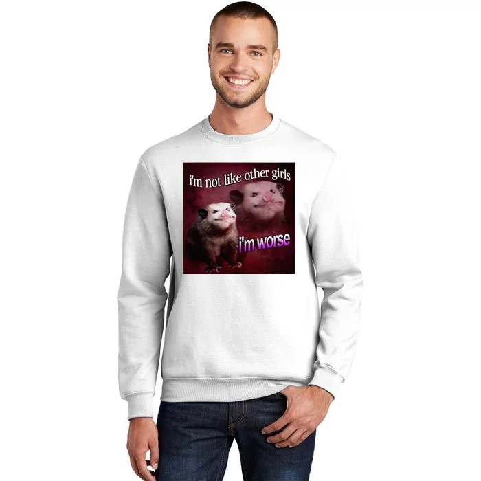 Possum I’M Not Like Other I’M Worse Sweatshirt