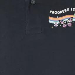 Progress Is Not Linear Retro Special Ed Teacher Softstyle Adult Sport Polo