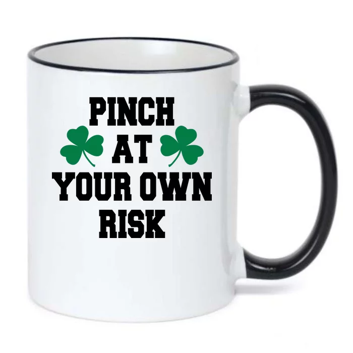 Pinch at your own risk Black Color Changing Mug