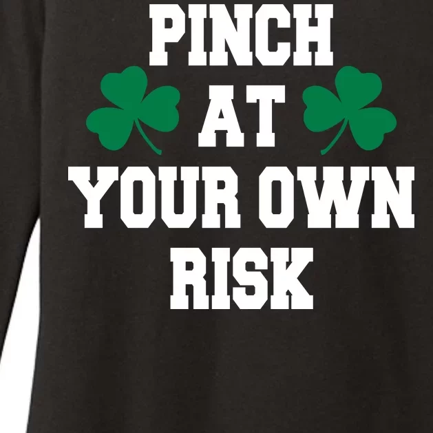 Pinch at your own risk Womens CVC Long Sleeve Shirt