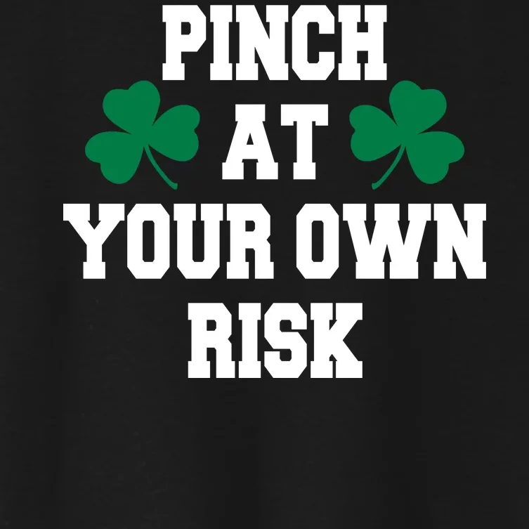 Pinch at your own risk Women's Crop Top Tee