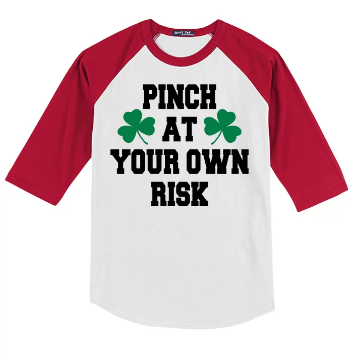 Pinch at your own risk Kids Colorblock Raglan Jersey