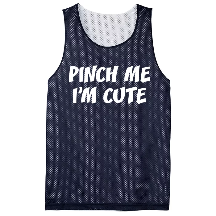 Pinch Me I'm Cute Mesh Reversible Basketball Jersey Tank