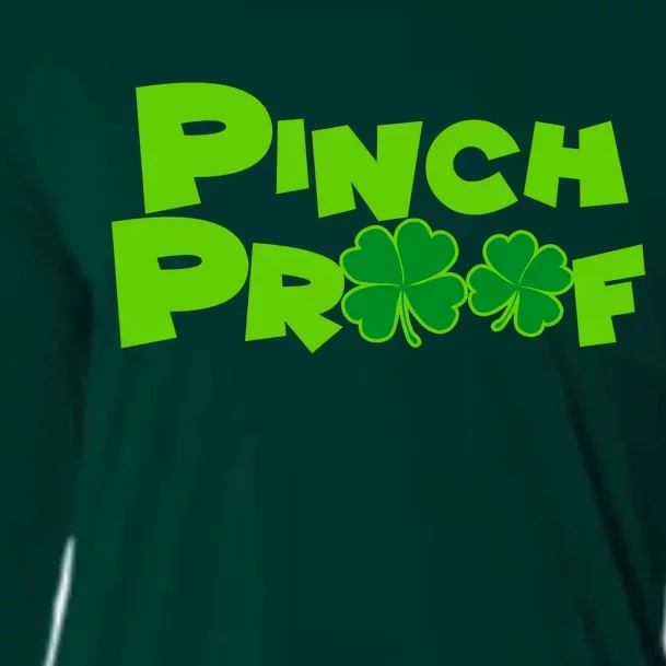 Pinch Proof Irish Shamrocks Cooling Performance Long Sleeve Crew