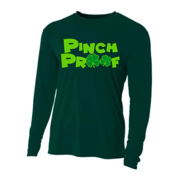 Pinch Proof Irish Shamrocks Cooling Performance Long Sleeve Crew