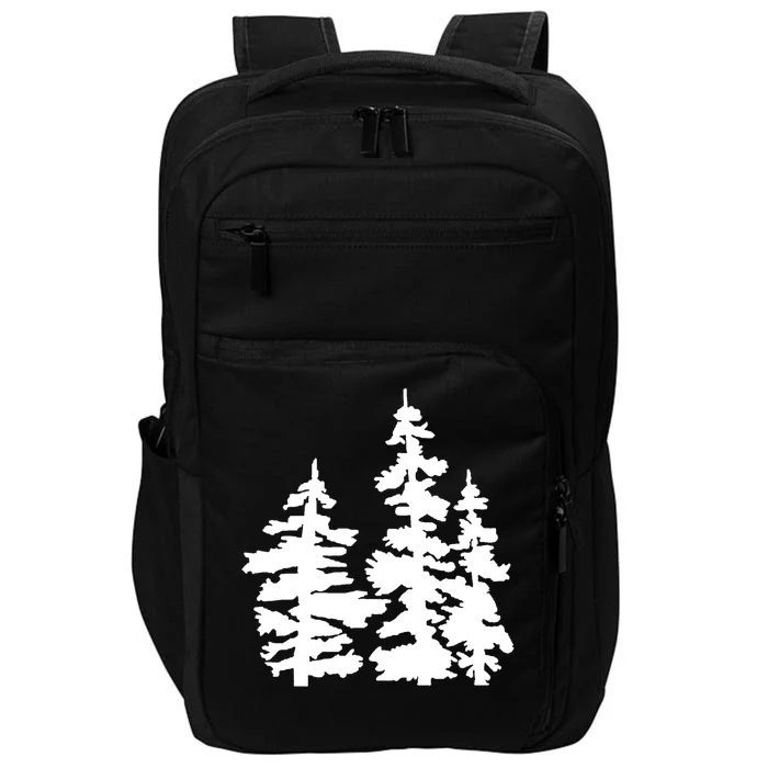 Pine Trees Illustration Impact Tech Backpack