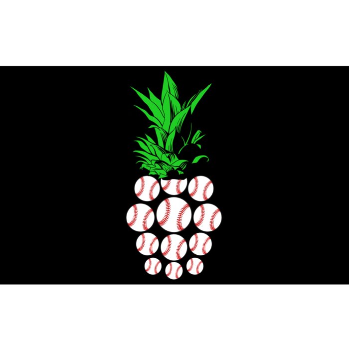 Pineapple Baseball Bumper Sticker