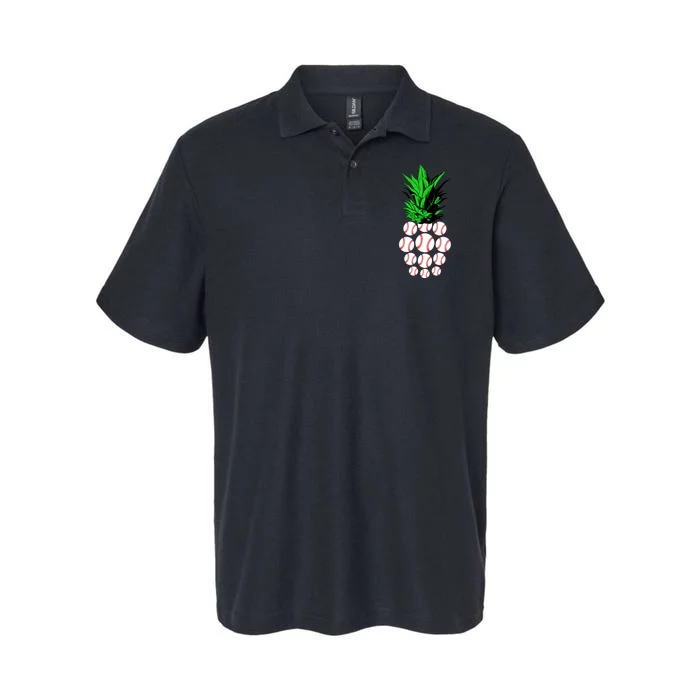 Pineapple Baseball Softstyle Adult Sport Polo