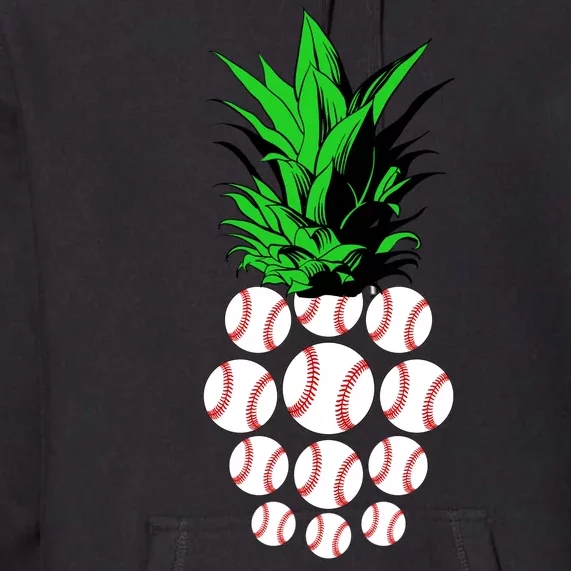 Pineapple Baseball Premium Hoodie