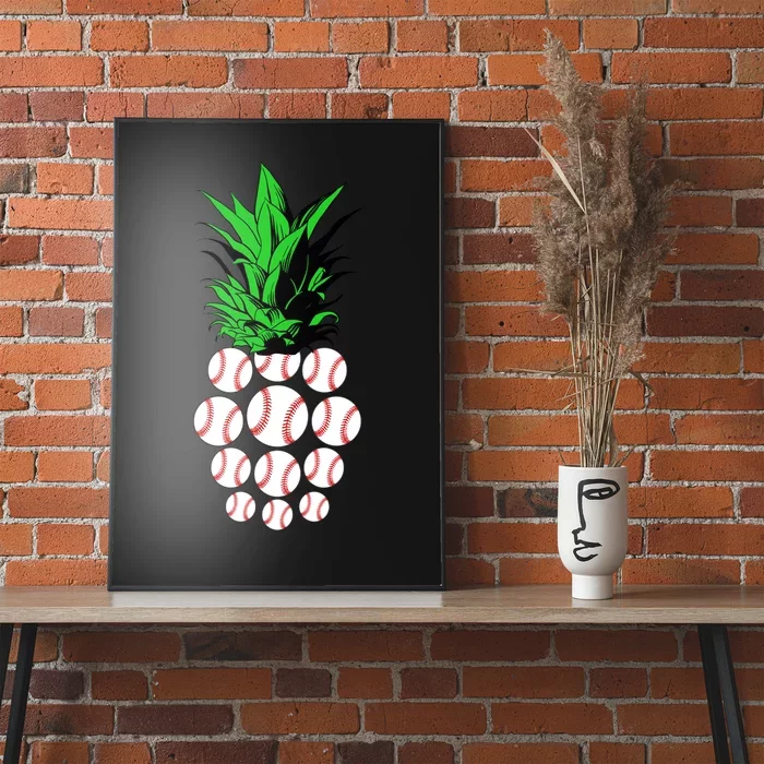 Pineapple Baseball Poster