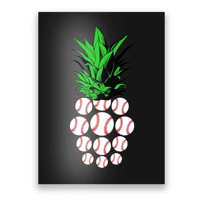 Pineapple Baseball Poster