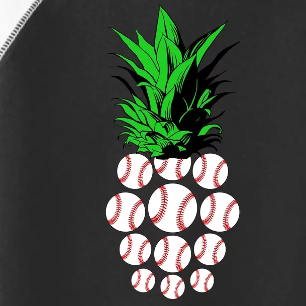 Pineapple Baseball Toddler Fine Jersey T-Shirt