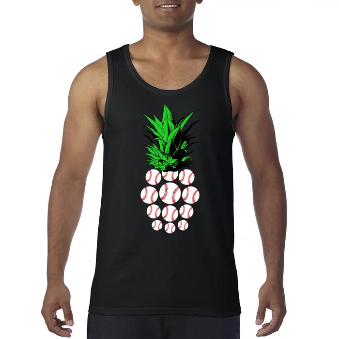 Pineapple Baseball Tank Top