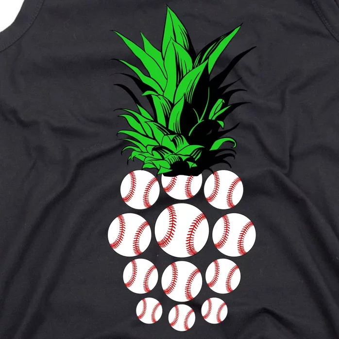 Pineapple Baseball Tank Top