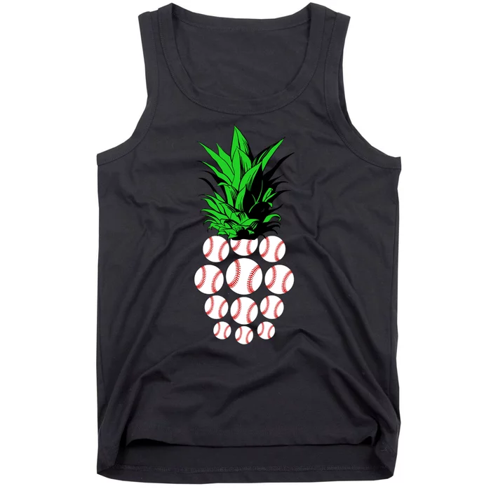 Pineapple Baseball Tank Top