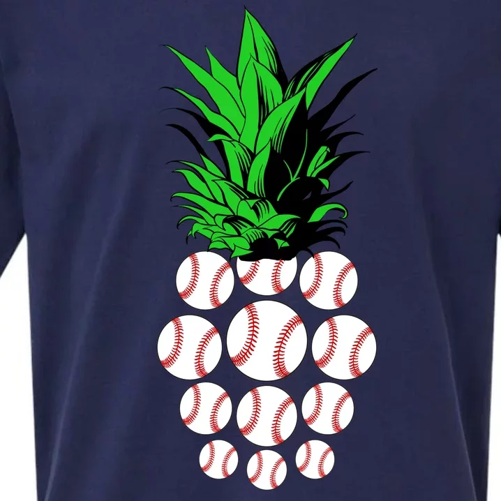 Pineapple Baseball Sueded Cloud Jersey T-Shirt