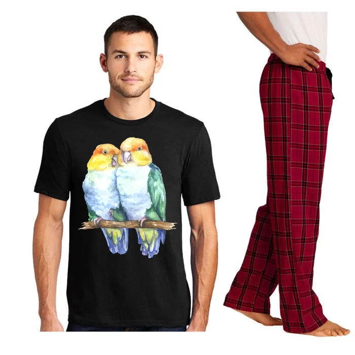 Pineapple Conure Watercolor Bird Pajama Set