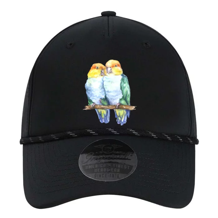 Pineapple Conure Watercolor Bird Performance The Dyno Cap