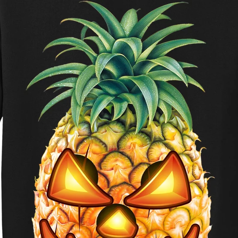 Pineapple Jack O Lantern Face Tall Sweatshirt