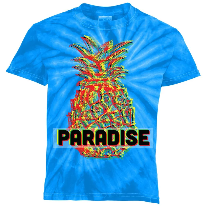 Pineapple Paradise Kids Tie-Dye T-Shirt