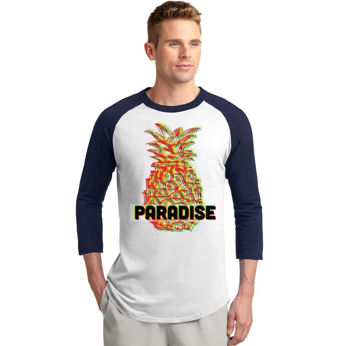 Pineapple Paradise Baseball Sleeve Shirt