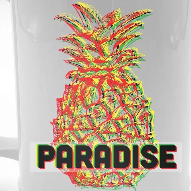 Pineapple Paradise Front & Back Beer Stein