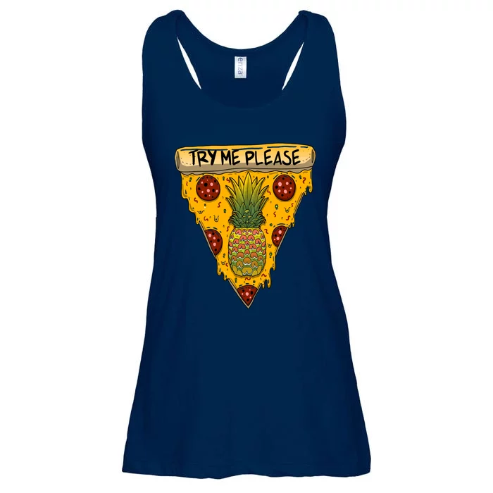 Pineapple Peperoni Pizza Ladies Essential Flowy Tank