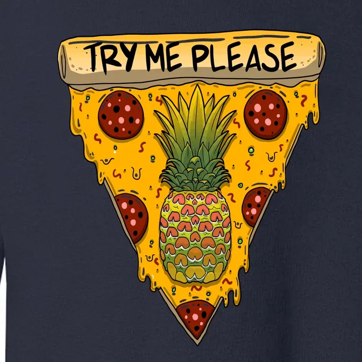 Pineapple Peperoni Pizza Toddler Sweatshirt