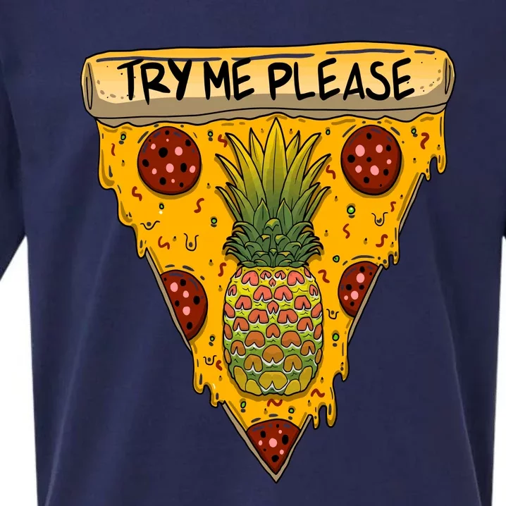 Pineapple Peperoni Pizza Sueded Cloud Jersey T-Shirt