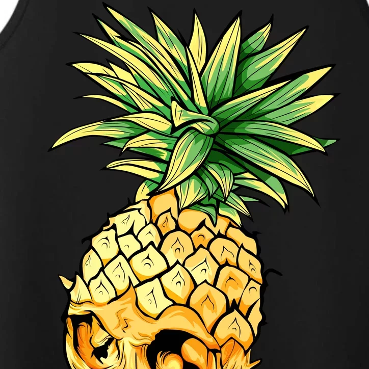 Pineapple Skull Performance Tank