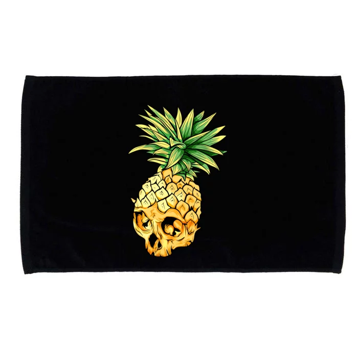 Pineapple Skull Microfiber Hand Towel