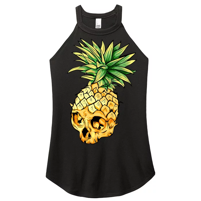 Pineapple Skull Women’s Perfect Tri Rocker Tank