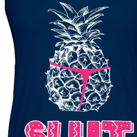 Pineapple Slut Ladies Essential Flowy Tank